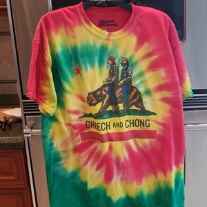 Cheech & Chong  tie dye t-shirt